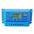 thumbnail image 1 of Controlador de carga solar PWM Nikou 12 V 24 V azul, 1 of 9