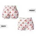 thumbnail image 5 of Lsque Funny Gnomes Pattern High Waisted Biker Shorts for Women-Tummy Control Fitness Athletic Workout Running Yoga Gym Shorts,Moisture-Wicking-Medium, 5 of 9