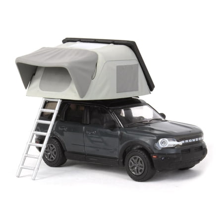 1/64 2021 Ford Bronco Sport with Modern Rooftop Tent, Great Outdoors Series 1 38010-F