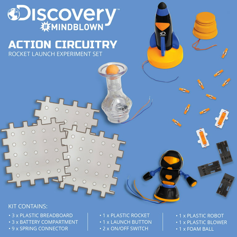 Discovery #Mindblown Circuitry Electronic Experiment STEM Set, Great Gift  for Kids, 8+ 