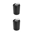 thumbnail image 2 of Advancent Cubo de basura Cubo de basura Dispensador de soporte de jabón Multiusos Accesorios para el hogar de larga duración Ahorro de espacio Negro 2piezas, 2 of 6