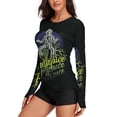 thumbnail image 2 of Beetlejuice Women's Sunscreen Shirt Long Sleeve Workout Tops Crewneck Soft Comfy Tees Casual T-Shirt M, 2 of 7