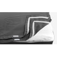 thumbnail image 2 of Microfiber Zipper Fitted Sheet King Size 78X80 - Includes 2 Zip On Sheets +1 Bottom Fitted Base - Fit's 16” In Deep Pocket - Easy to Change,Soft,Smooth -Fitted Sheet - Dark Grey Color, 2 of 9