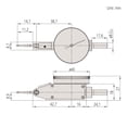 thumbnail image 2 of Indicador de dial Mitutoyo 513-402-10E DIAL TI, BAS, STD 0.03, 2 of 2