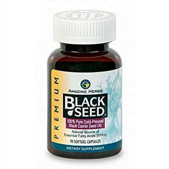 AMAZING HERBS Black Seed Oil Softgels 90 SFG
