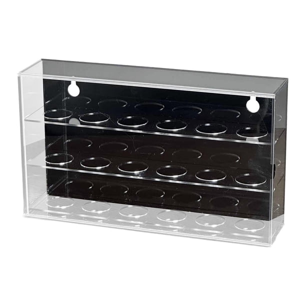 Vitrina transparente para pelotas de golf con capacidad para 18 pelotas. Caja de acrílico para guardar pelotas deportivas, recuerdos y objetos de