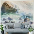 thumbnail image 4 of Nawypu ' Mountains of Waves' Seascape Tapestry Décor Wall Art for Home and Office, 4 of 6