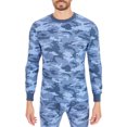 thumbnail image 4 of Men's Smith's Workwear 2-piece Thermal Set Color: Denim Camo Size: XL, 4 of 5