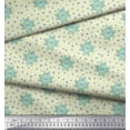 thumbnail image 3 of Soimoi Yellow Poly Georgette Fabric Artistic Floral Print Fabric by the Yard 52 Inch Wide, 3 of 3