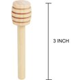 thumbnail image 4 of Wooden Honey Mixing Stirrer 3Pcs Mini Honey Dipper Sticks Honey Spoon, 4 of 4