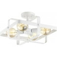 thumbnail image 2 of 60/6724-Nuvo Lighting-Prana-4 Light Flush Mount-16 Inches Wide by 10.25 Inches High-White Finish, 2 of 2