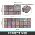 thumbnail image 7 of Pink Diverse Mandala Pattern Kitchen Rugs Sets Of 2,Anti Fatigue Kitchen Mat Rugs Non Slip Washable,Decorative Kitchen Floor Mats for Kitchen,Sink,Laundry,17"x30"+17"x47", 7 of 7