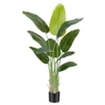 thumbnail image 4 of Keeplush 5FT Bird of Paradise Artificial Plant - Tall Fake Silk Tree with 10 Stems, Realistic Large Faux Indoor Floor Plant for Home Office Decor, Big Decorative House Plant (150cm), 4 of 12