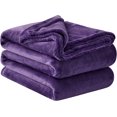 thumbnail image 1 of Throw Blanket Purple - Versatile Soft Warm King Size Blanket Fluffy Extra Large, 1 of 7