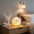 thumbnail image 6 of Christmas Flameless LED Snow Globe Candle - Battery Powered Paraffin Decorative Lamp, White Snowball Creative Design, Warm Environment LightWinter Tabletop Decoration Safe No Mess Holiday Gift, 6 of 6