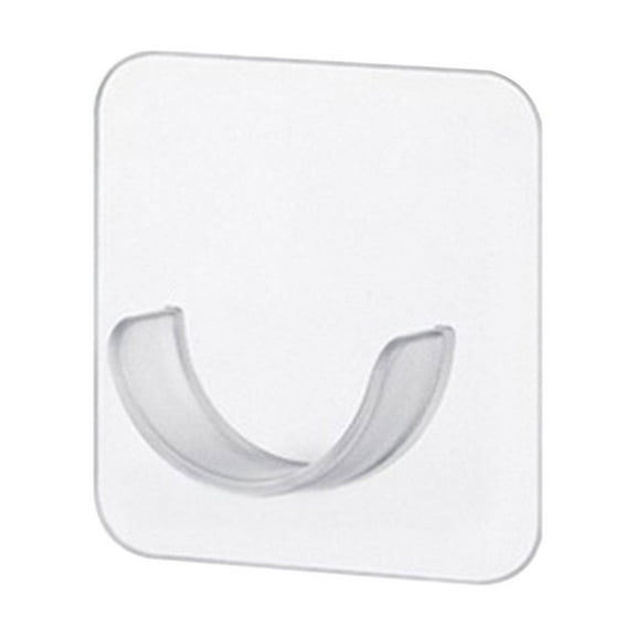 Adhesive Shower Rod Holders, No Drilling Shower Curtain Rod Holders For Wall,Shower Curtain Wall Mount,Stick On Shower Bar Holder,Clear 2 Pc,No Drilling,Shower Rod Not Incl(Clear)