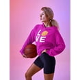 thumbnail image 3 of Tstars Women's Basketball Hoodie - Perfect Gift for Basketball Fans, Players, and Lovers - Cool Birthday Present - Sporty and Stylish Sweatshirt for Team Supporters, 3 of 12