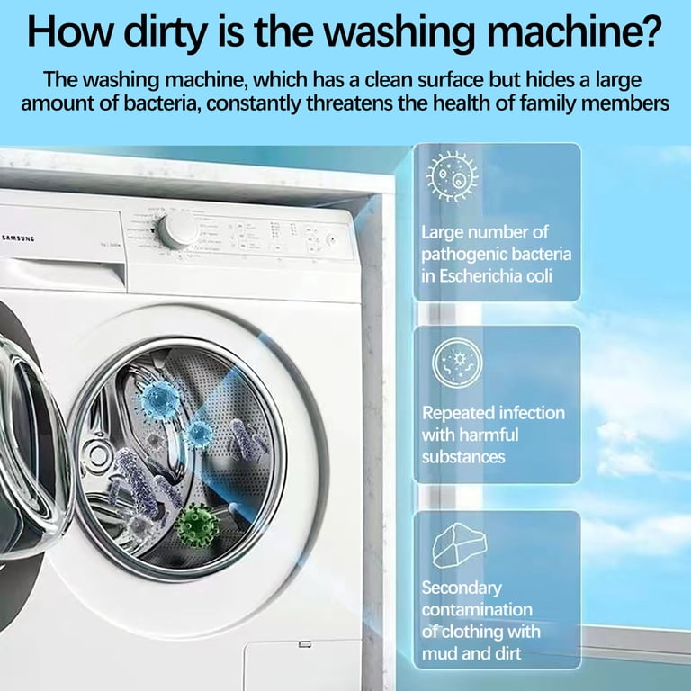 Zxsyw Multi-Purpose Washing Machine Cleaner - 500ml Lemon Drum