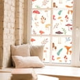 thumbnail image 4 of Pegatinas de pared con diseño floral para ventana, diseño floral dibujado a mano, transparente, para electricidad, para el hogar, dormitorio, autoadhesivas, 45 x 150 cm, 4 of 7