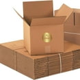 thumbnail image 2 of Small Shipping Boxes, 25-Pack | Kraft Corrugated Cardboard Boxes for Packing, Moving and Storage, Multi-Purpose (12x12x10 Inches), 2 of 7