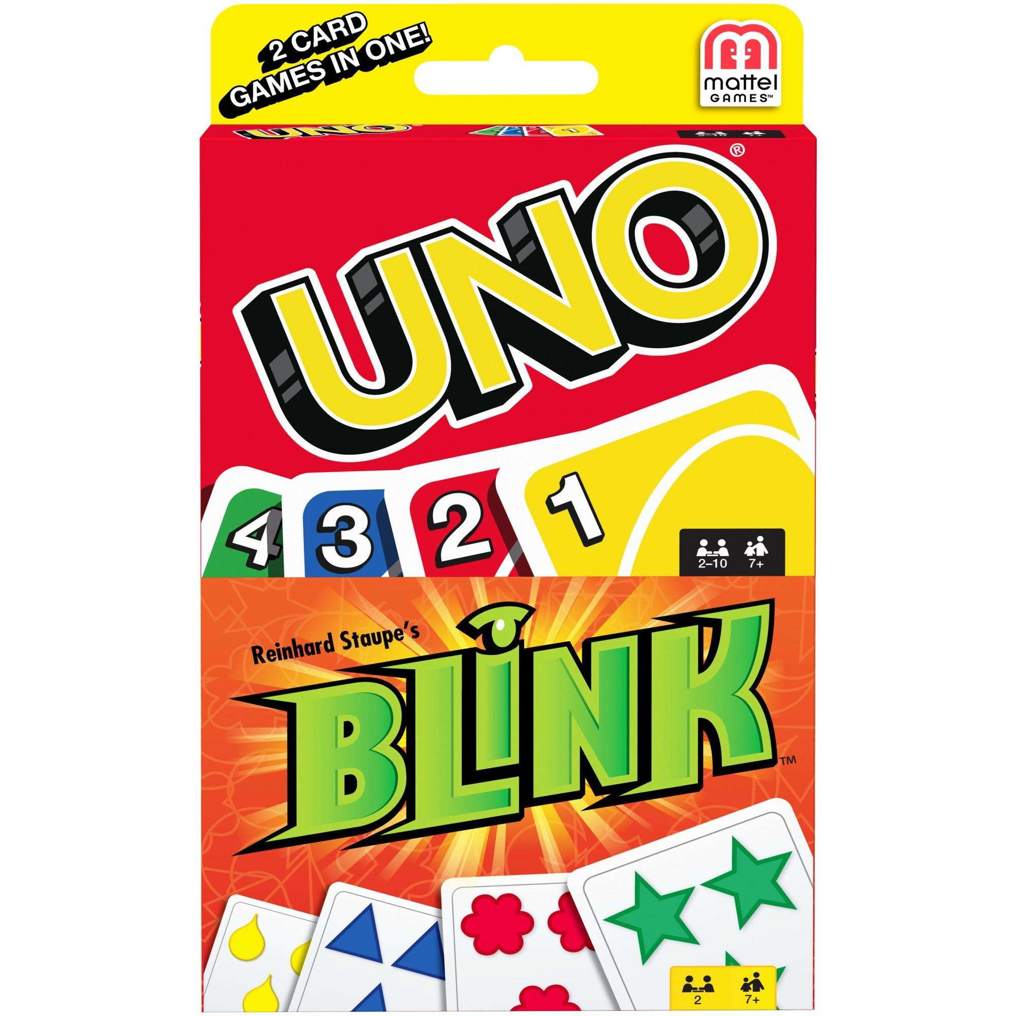 UNO And Blink 2 Card Games In One 