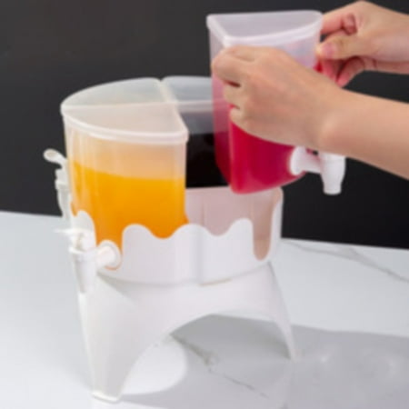 

Clearance Sale!Giyblacko Beverage Dispenser For Parties Fridge Drink 4l With Faucet Detachable Leakproof Easy Cleaning 360 Rotatable Cold Water Bucket Juice Home 1 Set