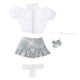 thumbnail image 4 of Ropa para muñecas de 1/6 para niñas, accesorios de moda, trajes de cosplay para muñecas de 12 pulgadas Verde, 4 of 6