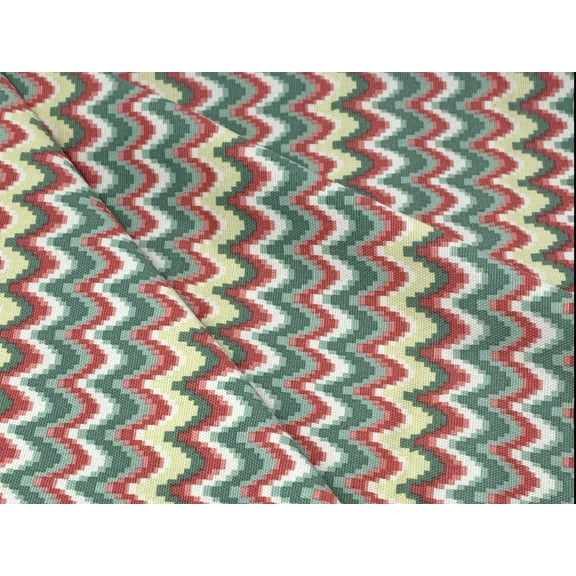 Waverly Inspirations 45" 100% Cotton Ikat Sewing & Craft Fabric By the Yard, Coral