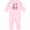 AD-Pink, variant on Meemaw and Pop Pop Cat Grandchild Baby Romper Coveralls