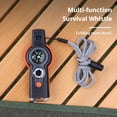 thumbnail image 2 of 7-in-1 Outdoor Survival Whistle with LED Light, , Temperature Gauge, 2 of 8