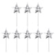 thumbnail image 5 of 8 piezas 1 juego de adornos para tartas con forma de estrella, exquisitos accesorios para fiestas, decoración 3D, velas, 5 of 5
