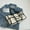 black, variant on 2022 New Korean Woven Bag Contrast Checkerboard Simple Portable Tote Bag Chaozimu Single-Shoulder Cross-Body Women's Bag