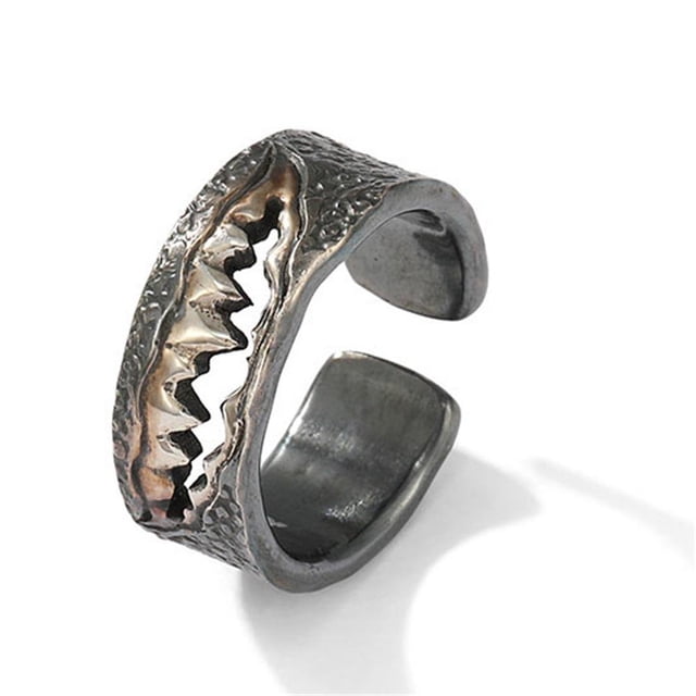Anillo nuevo de moda, 2021 Anillo nuevo de moda Anillo de apertura de película Anillo retro hecho a mano Salida de alta intensidad