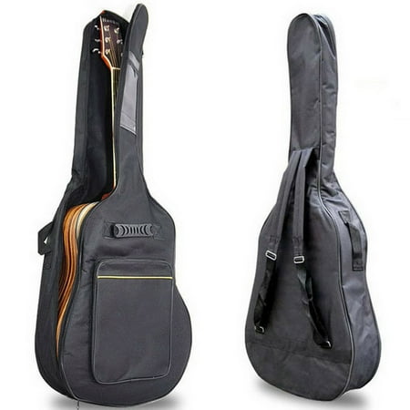 Poly Foam Padded Guitar Case - World Tour GBA100 Deluxe Acoustic Guitar Gig Bag