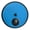 Blue, variant on mdesiwst Dog Slow Feeder Nail File Fun Interactive Pet Feeder with Rotatable Cover Treat Dispenser Toy for Cats Dogs Nail Grooming Extends Eating Time