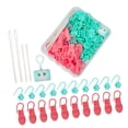 thumbnail image 4 of KLKCMS Crochet Stitch Markers Creative Crochet Clips for Weaving Sewing Accessories Pink, 4 of 9