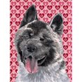 thumbnail image 1 of Akita Hearts Love And Valentines Day Flag Garden Size, 1 of 1