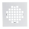 thumbnail image 2 of Westbrass D206-SQG-50 4-1/4" Square Grate Shower Drain Cover, Powder Coat White, 2 of 5
