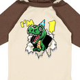 thumbnail image 4 of Inktastic I'm One Dinosaur Boys or Girls Long Sleeve Baby Bodysuit, 4 of 5