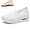 White, variant on Orthopedic Walking Shoes for Women, Non-Slip Air Cushion Lightweight Comfort Breathable Platform Mesh Slip On Sneakers