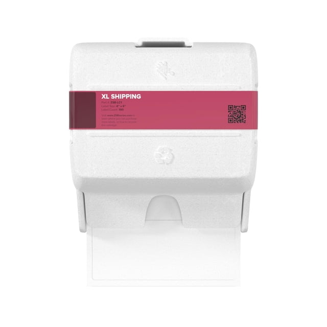 Etiquetas de la serie ZEBRA ZSB - Papel de etiquetas para impresora a base de almidón de patata - Cartucho de etiquetas reciclable para pegatinas - Etiquetas adhesivas versátiles basadas en la nube pa