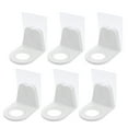 thumbnail image 1 of 10pcs ducha gel botellas bastidores gancho estantes de almacenamiento ajustables para baño (blanco), 1 of 6