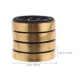 thumbnail image 3 of RENACLIPY Golden Plastic Isolation Pads for Amplifiers and Speakers Noise Reduction, 3 of 5