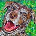 thumbnail image 2 of St Hilaire, Elizabeth 20x20 Gold Ornate Wood Framed with Double Matting Museum Art Print Titled - Ben Dog, 2 of 4