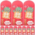 thumbnail image 1 of 20 Pcs Enveloppes Rouges pour l'Année du Lapin, Fête du Printemps, Paquets Rouges, Sacs à Billets, 1 of 8