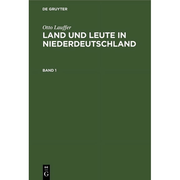Land und Leute in Niederdeutschland (Hardcover)