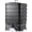 Black, variant on Worm Composter – Indoor & Outdoor Vermicomposting Bin |   Sustainable Design for Food Waste Recycling