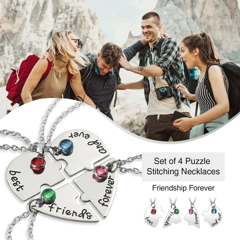 Four part deals friendship necklace