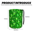 thumbnail image 3 of Honeii St Patrick's Day2 Print Waterproof Car Trash Can,Waterproof Portable Collapsible Trash Can,Garbage Container fits Most Cars,SUVs,and Trucks, 3 of 7