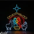 thumbnail image 3 of Shinelab Nativity Scene Neon Sign, Religious Christmas Manger LED Decor, Christmas Decor, 3 of 4
